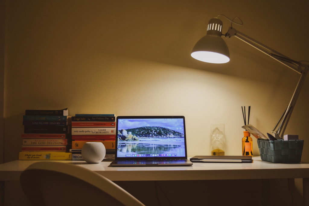 Éclairage du bureau