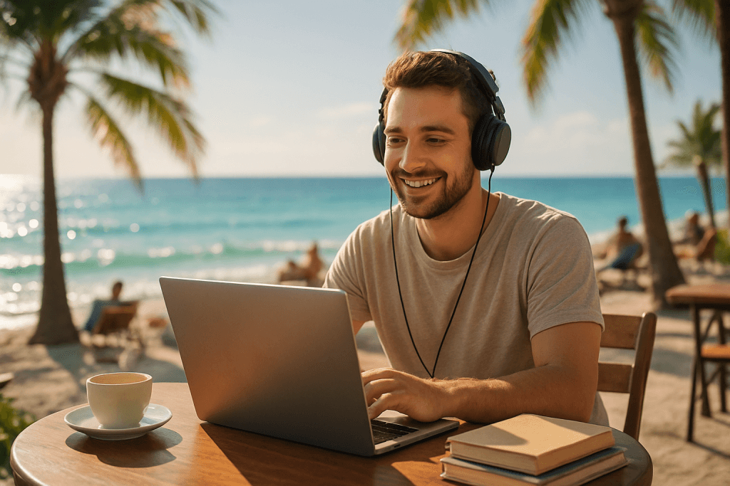 découvrez quel est le salaire moyen d’un digital nomad, les différents facteurs qui l’influencent et les métiers les plus rémunérateurs pour travailler en voyageant à travers le monde.