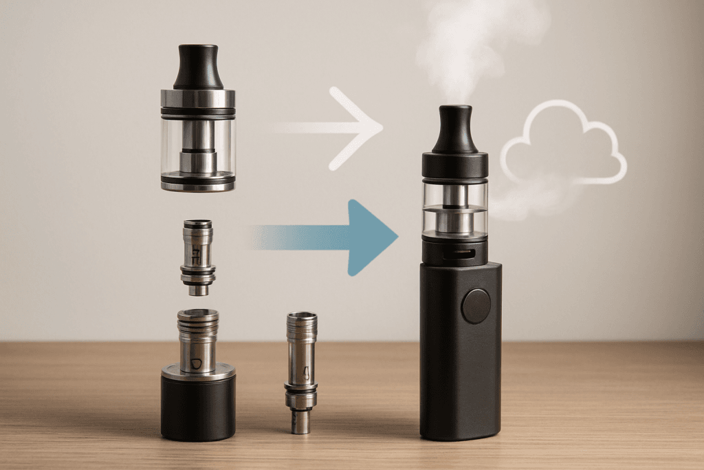 découvrez le fonctionnement d'une cigarette électronique à travers ce guide simple. idéal pour les débutants, apprenez les bases, les composants et le principe de la vape en toute simplicité.