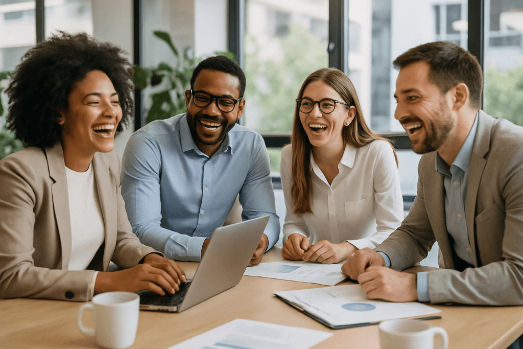 découvrez comment l'humour au travail peut améliorer l'ambiance, renforcer la cohésion d'équipe et augmenter la productivité au bureau grâce au rire.