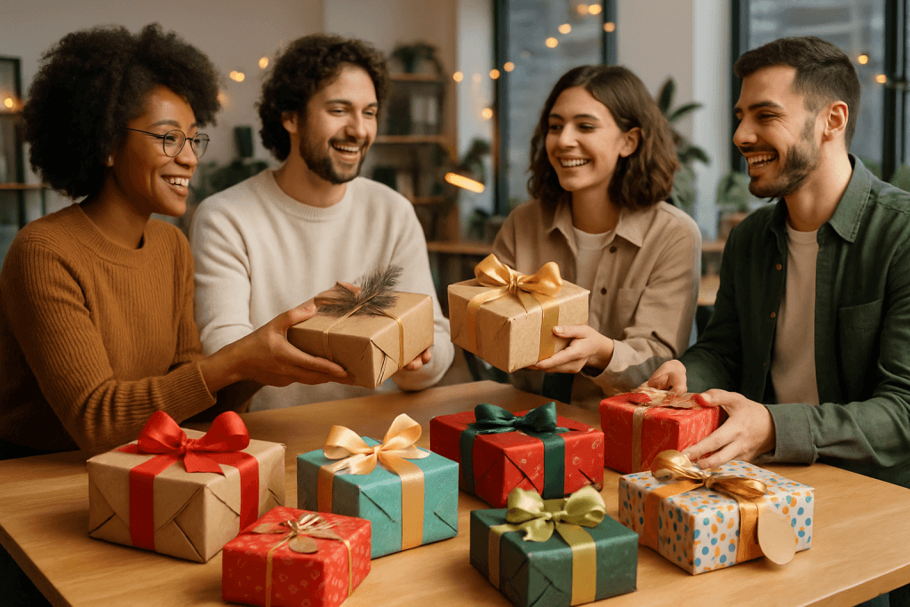 découvrez des idées de cadeaux originaux pour réussir votre secret santa entre collègues et partager un moment convivial au bureau.
