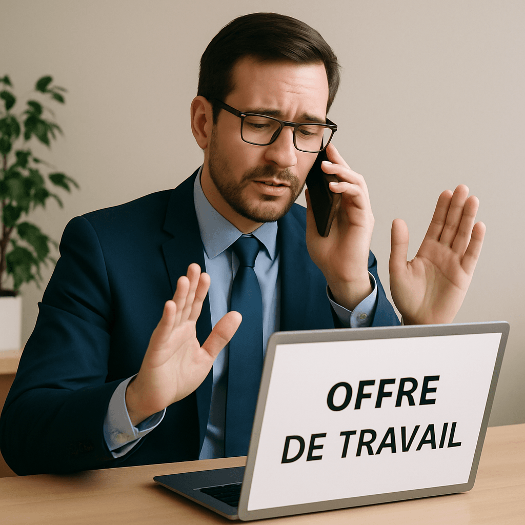 apprenez à refuser une offre d'emploi avec tact et professionnalisme grâce à nos conseils pratiques pour décliner poliment tout en préservant vos relations professionnelles.